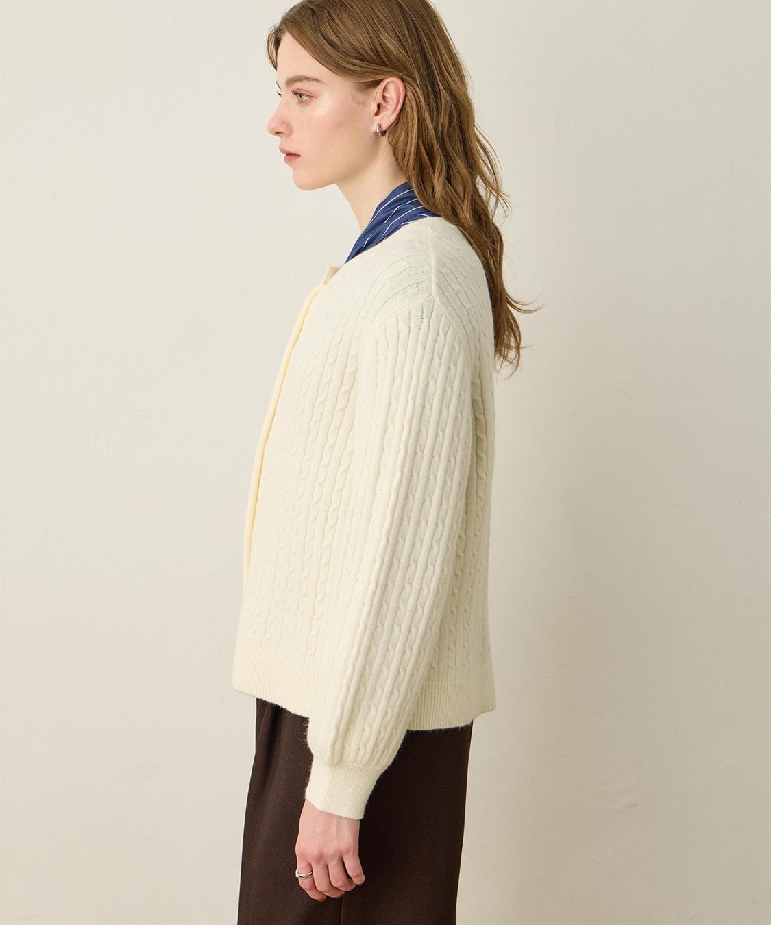 LE SOUK HOLIDAY ケーブルニットカーディガン_sub_2