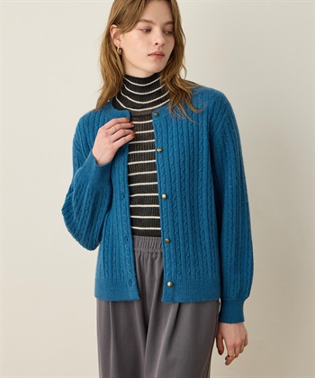 LE SOUK HOLIDAY ケーブルニットカーディガン_subthumb_4