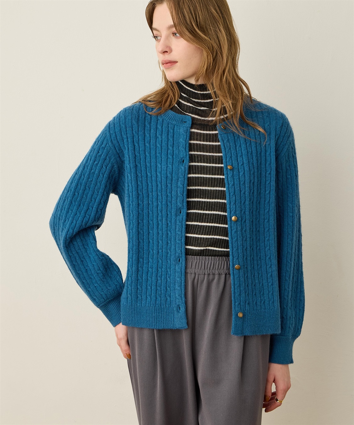 LE SOUK HOLIDAY ケーブルニットカーディガン_sub_5