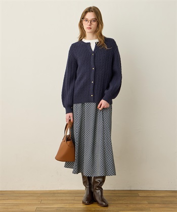 LE SOUK HOLIDAY ケーブルニットカーディガン_subthumb_8