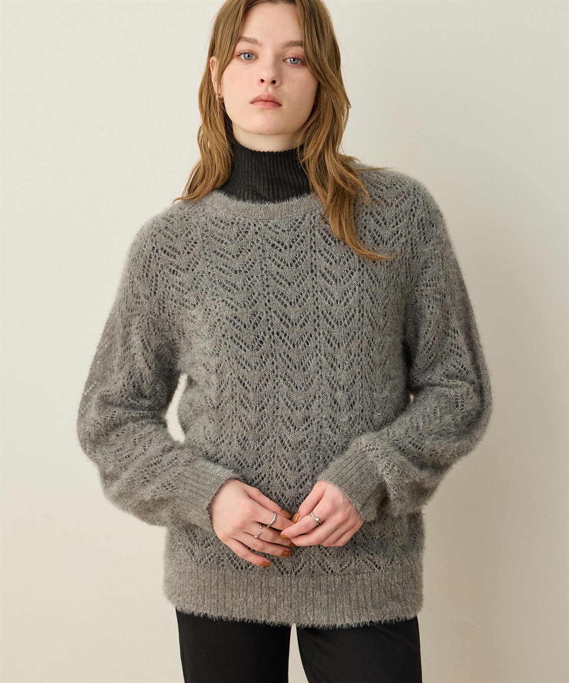 LE SOUK HOLIDAY シャギーニットプルオーバー_sub_1