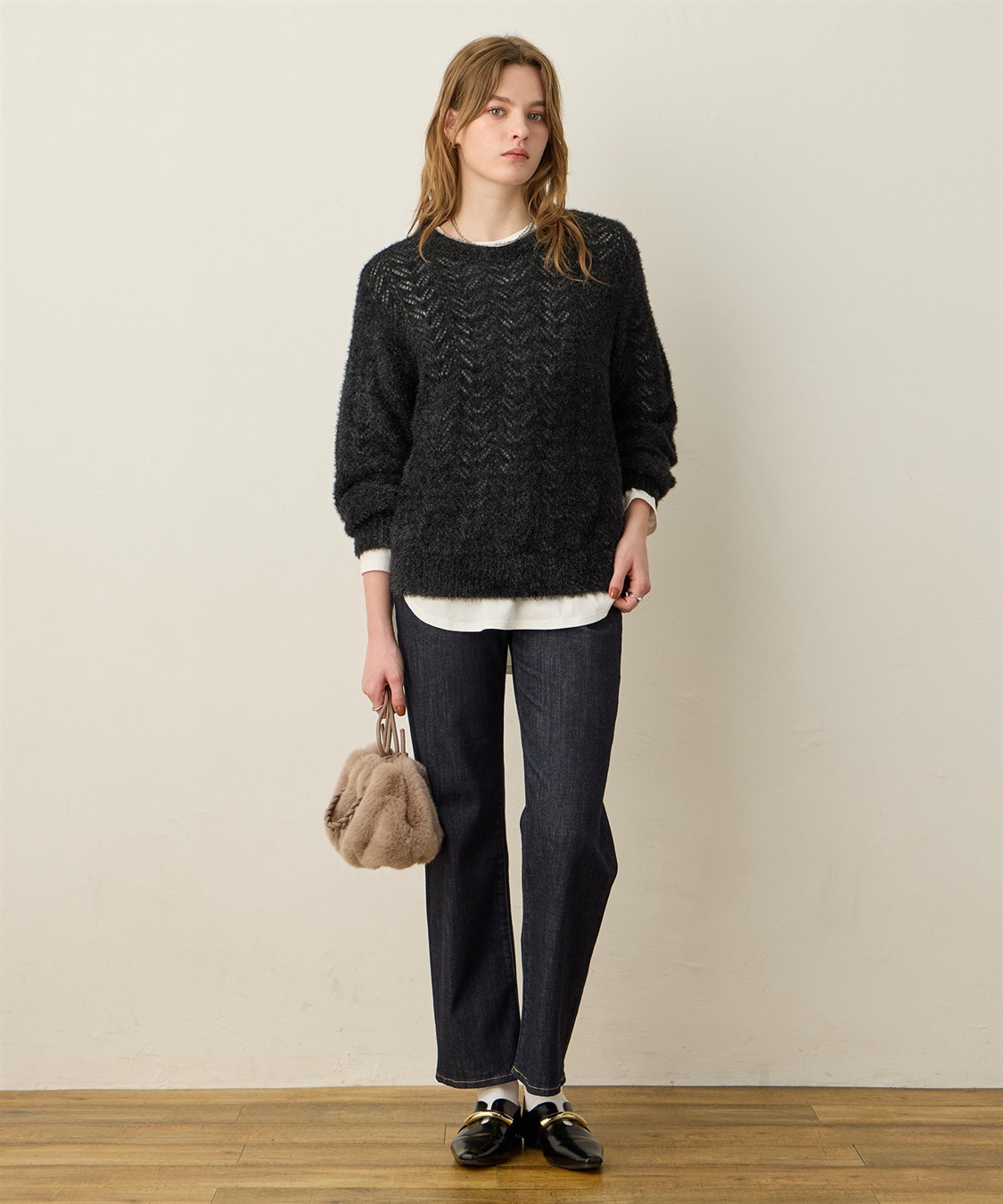 LE SOUK HOLIDAY シャギーニットプルオーバー_sub_7