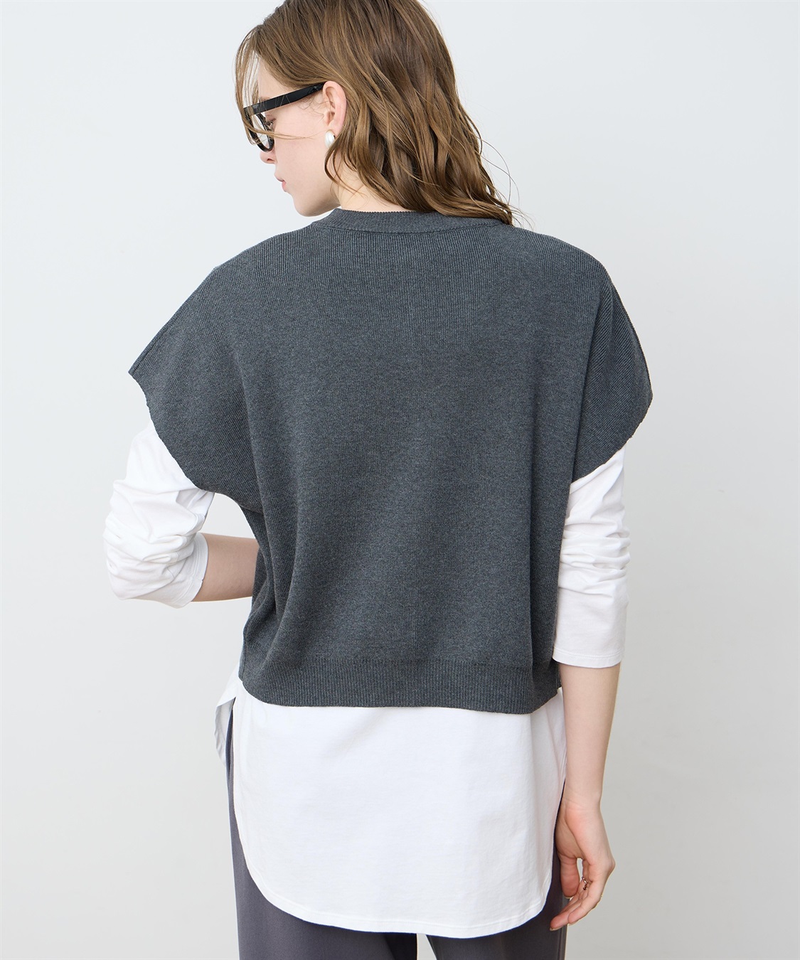 LE SOUK HOLIDAY ハーフZIPニットベスト_sub_6