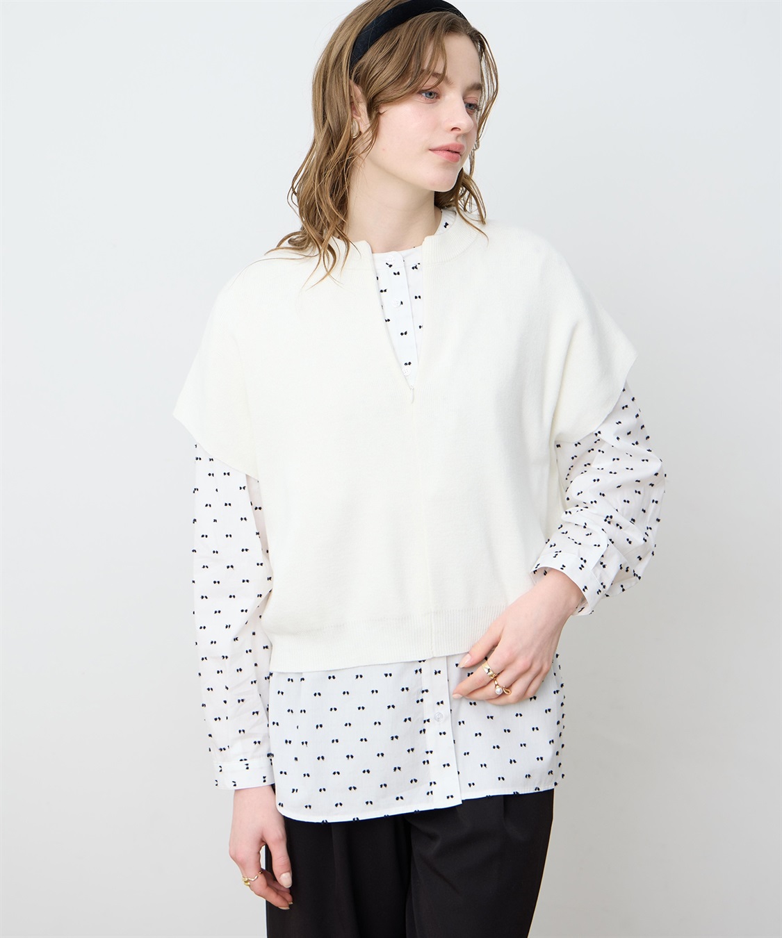 LE SOUK HOLIDAY ハーフZIPニットベスト_sub_9