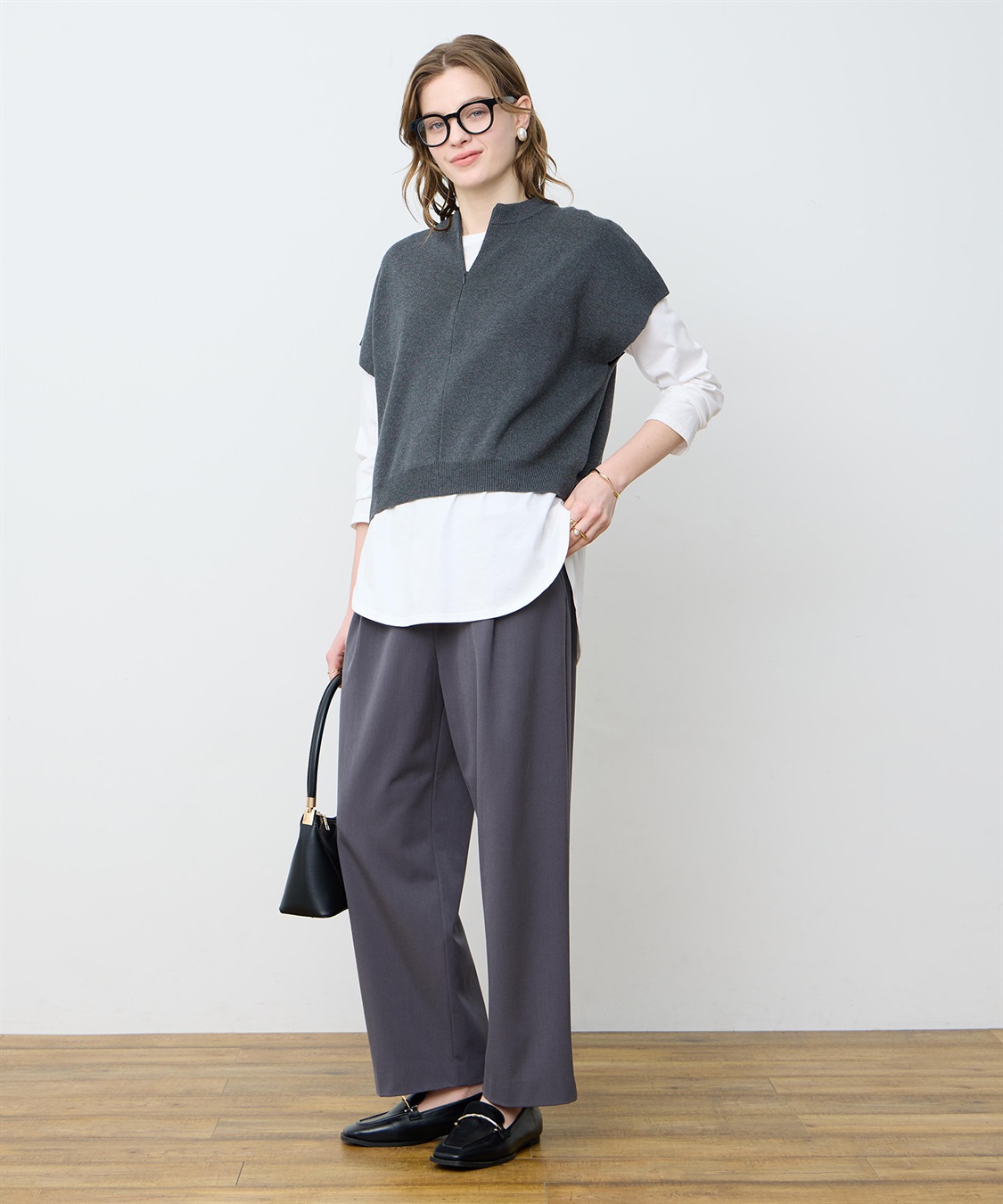 LE SOUK HOLIDAY ハーフZIPニットベスト_sub_14