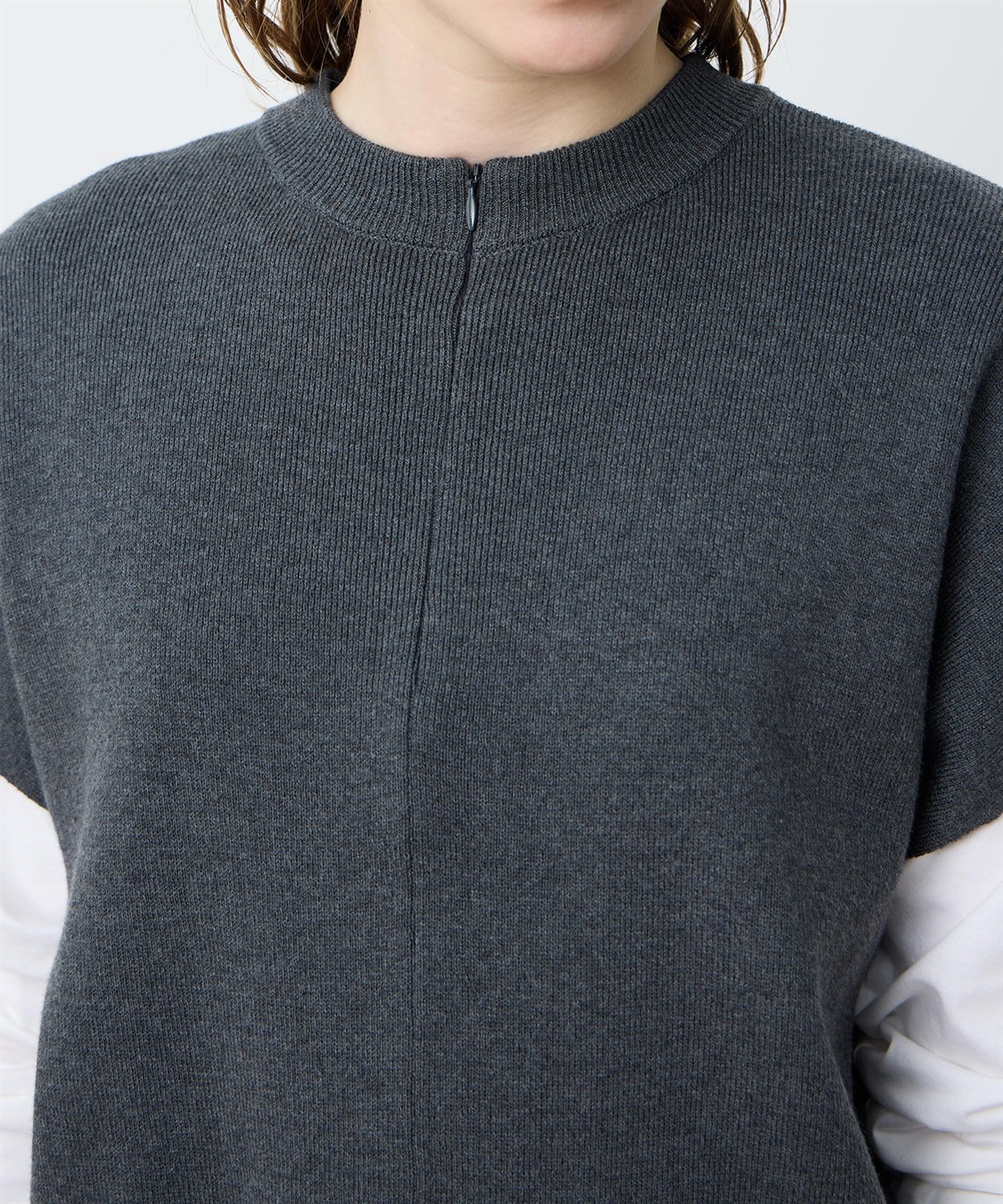 LE SOUK HOLIDAY ハーフZIPニットベスト_sub_16