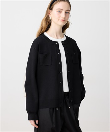 LE SOUK HOLIDAY ニットクルーネックカーディガン【ハンドウォッシャブル】_subthumb_10