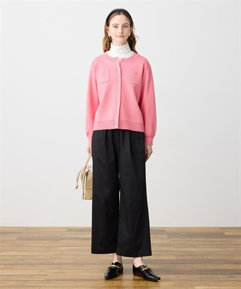 LE SOUK HOLIDAY ニットクルーネックカーディガン【ハンドウォッシャブル】_subthumb_19