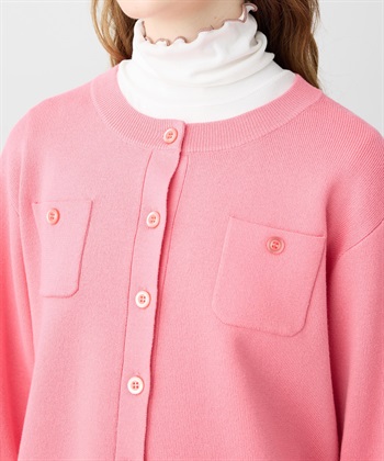 LE SOUK HOLIDAY ニットクルーネックカーディガン【ハンドウォッシャブル】_subthumb_20