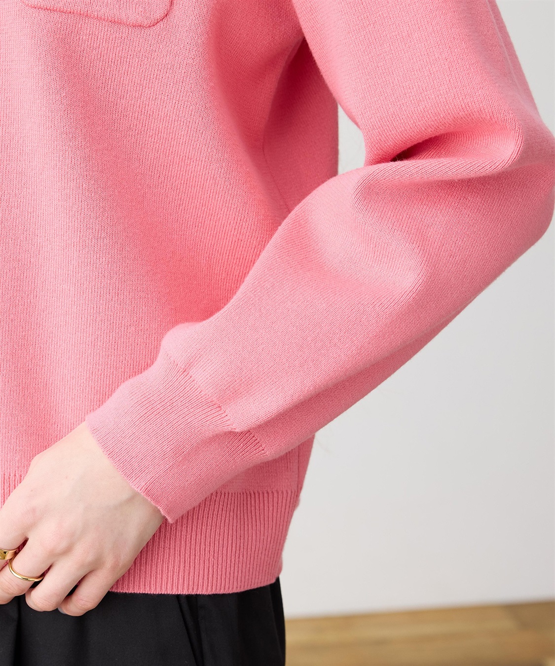 LE SOUK HOLIDAY ニットクルーネックカーディガン【ハンドウォッシャブル】_sub_21