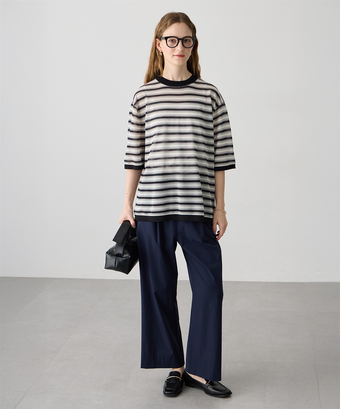 LE SOUK HOLIDAY マルチボーダーニットプルオーバー【ハンドウォッシャブル】_sub_8