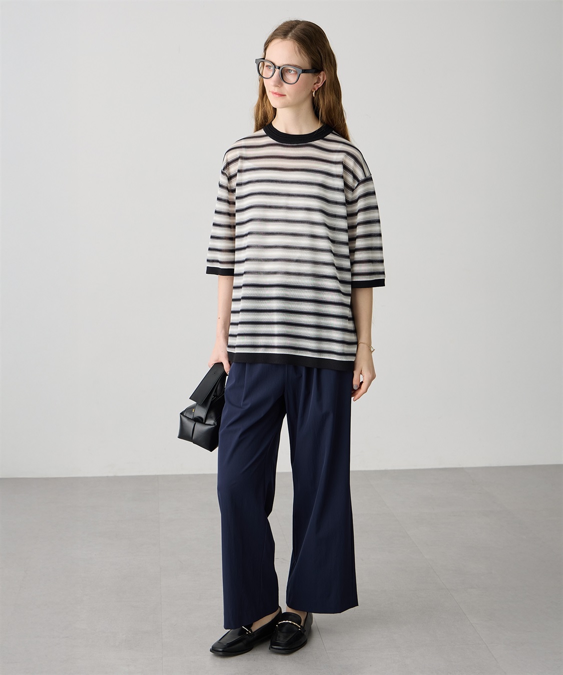 LE SOUK HOLIDAY マルチボーダーニットプルオーバー【ハンドウォッシャブル】_sub_9