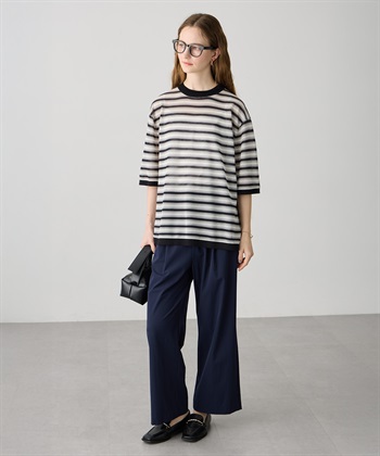 LE SOUK HOLIDAY マルチボーダーニットプルオーバー【ハンドウォッシャブル】_subthumb_9