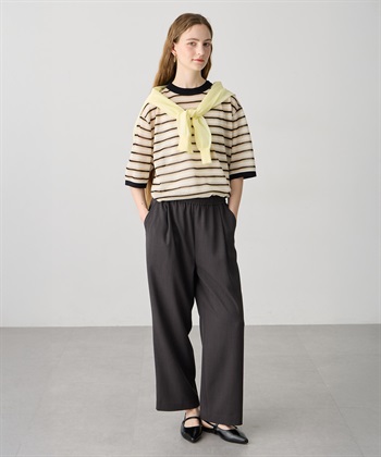 LE SOUK HOLIDAY マルチボーダーニットプルオーバー【ハンドウォッシャブル】_subthumb_11