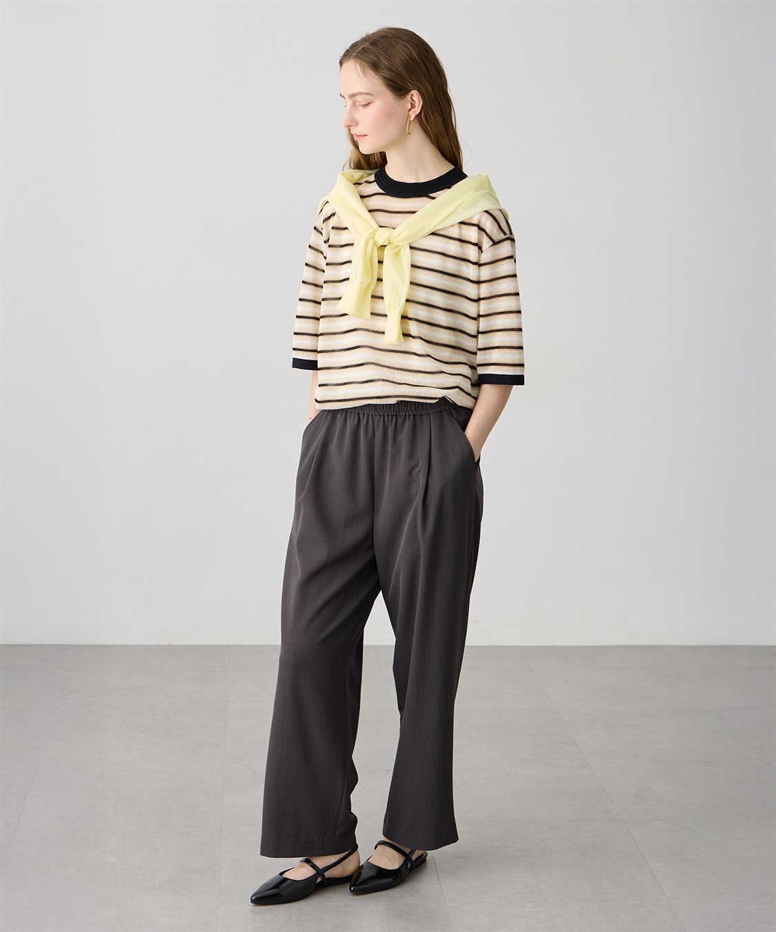 LE SOUK HOLIDAY マルチボーダーニットプルオーバー【ハンドウォッシャブル】_sub_12