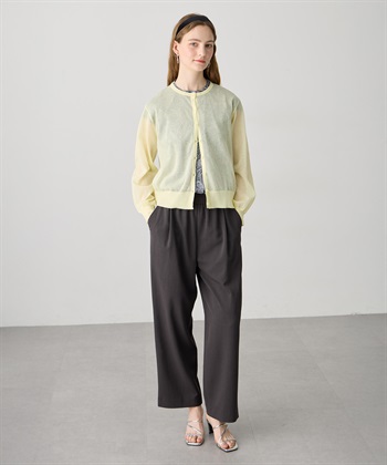 LE SOUK HOLIDAY バックギャザーシアーカーディガン_subthumb_15