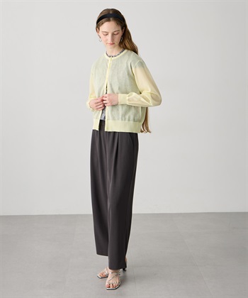 LE SOUK HOLIDAY バックギャザーシアーカーディガン_subthumb_16