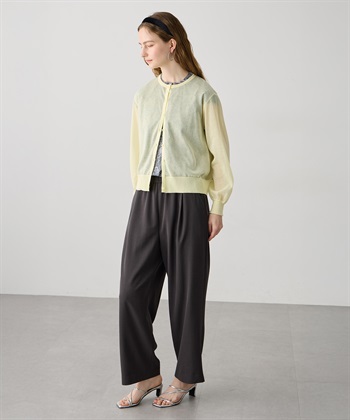 LE SOUK HOLIDAY バックギャザーシアーカーディガン_subthumb_17