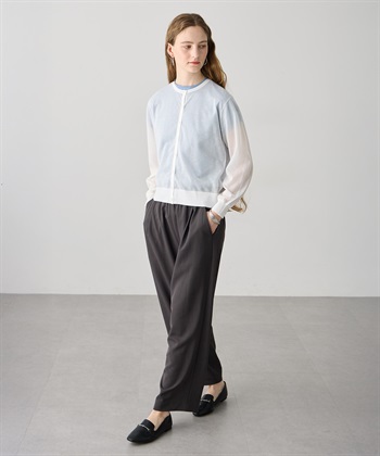 LE SOUK HOLIDAY バックギャザーシアーカーディガン_subthumb_19