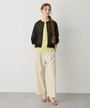 LE SOUK HOLIDAY バックギャザーシアーカーディガン_subthumb_25