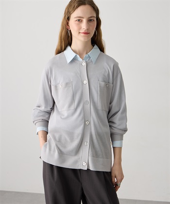 LE SOUK HOLIDAY ポケットシアーカーディガン_subthumb_2