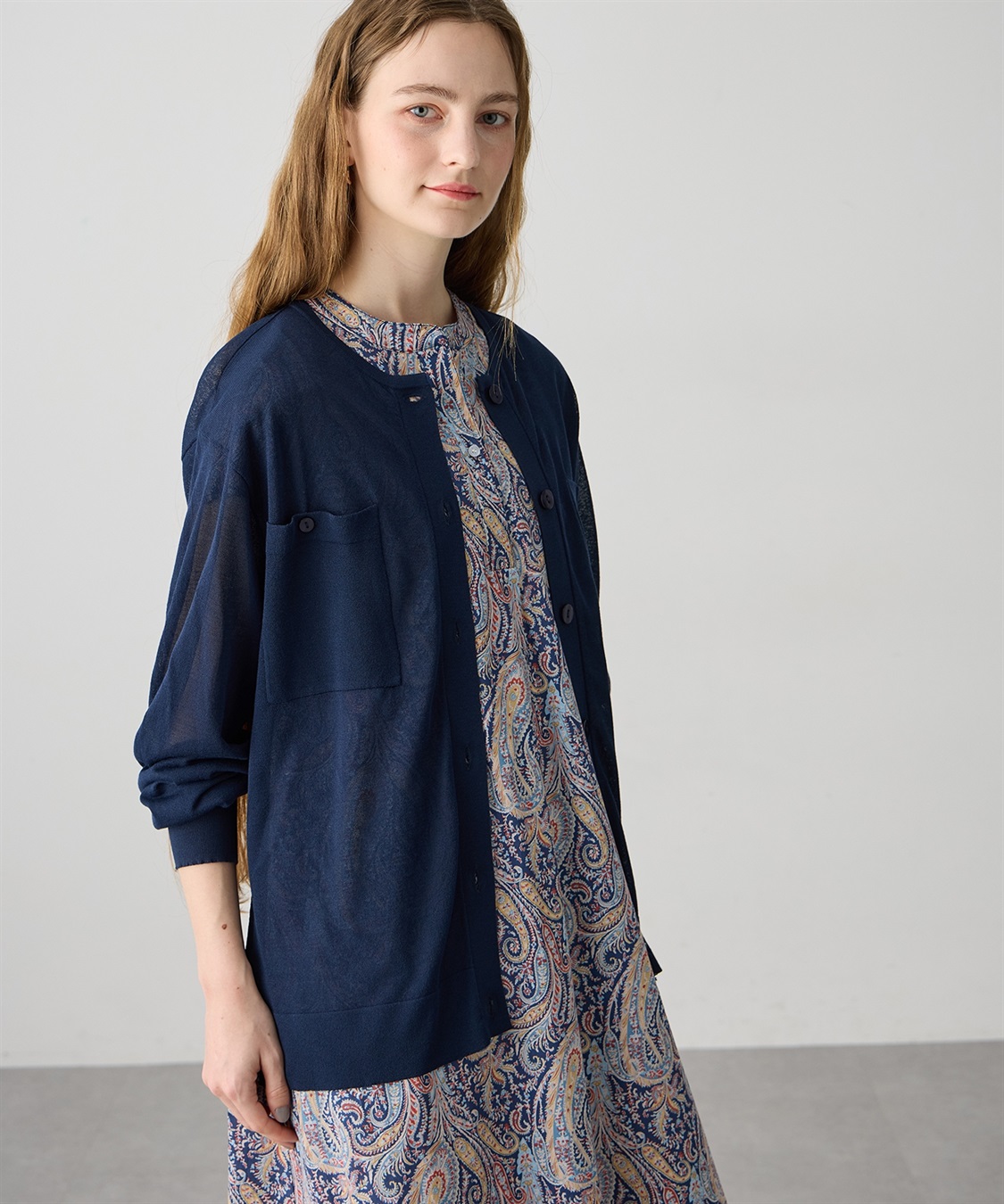 LE SOUK HOLIDAY ポケットシアーカーディガン_sub_9