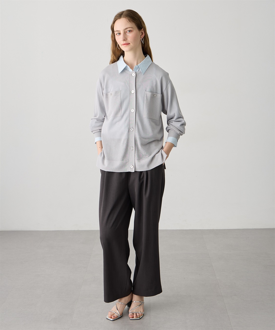 LE SOUK HOLIDAY ポケットシアーカーディガン_sub_10