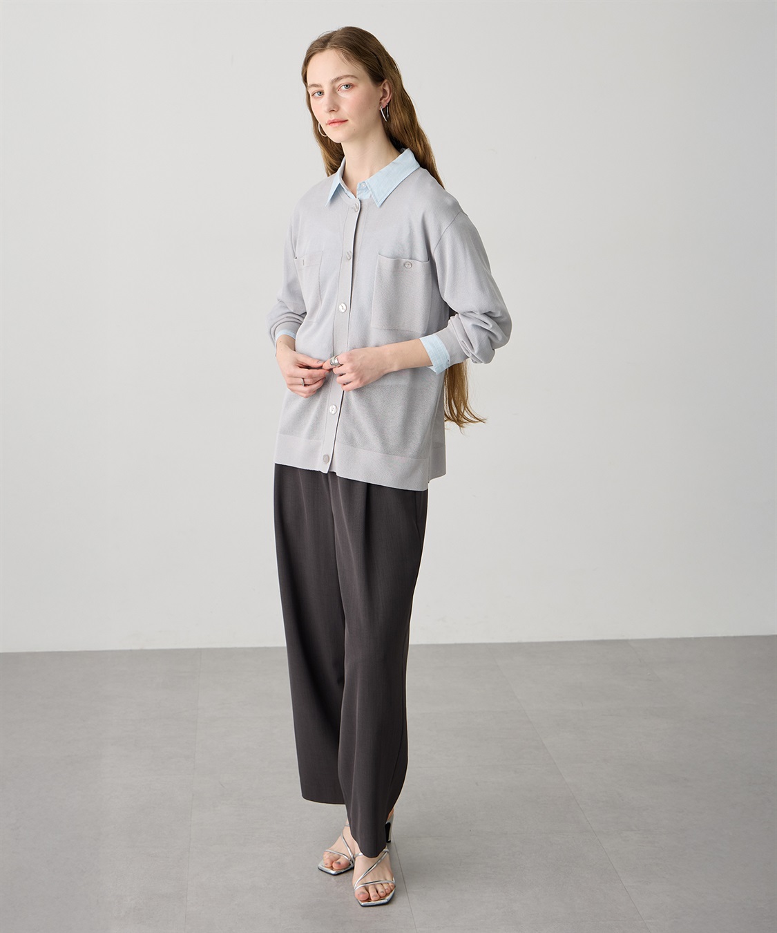 LE SOUK HOLIDAY ポケットシアーカーディガン_sub_12