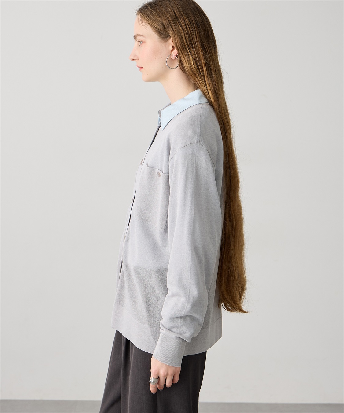 LE SOUK HOLIDAY ポケットシアーカーディガン_sub_18