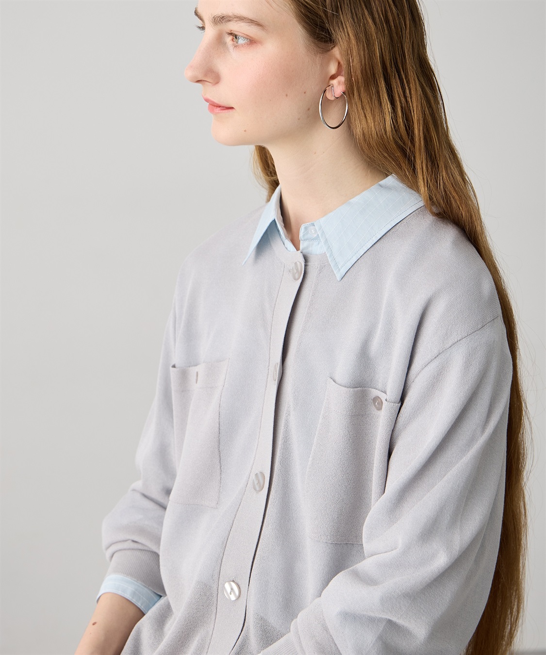 LE SOUK HOLIDAY ポケットシアーカーディガン_sub_23