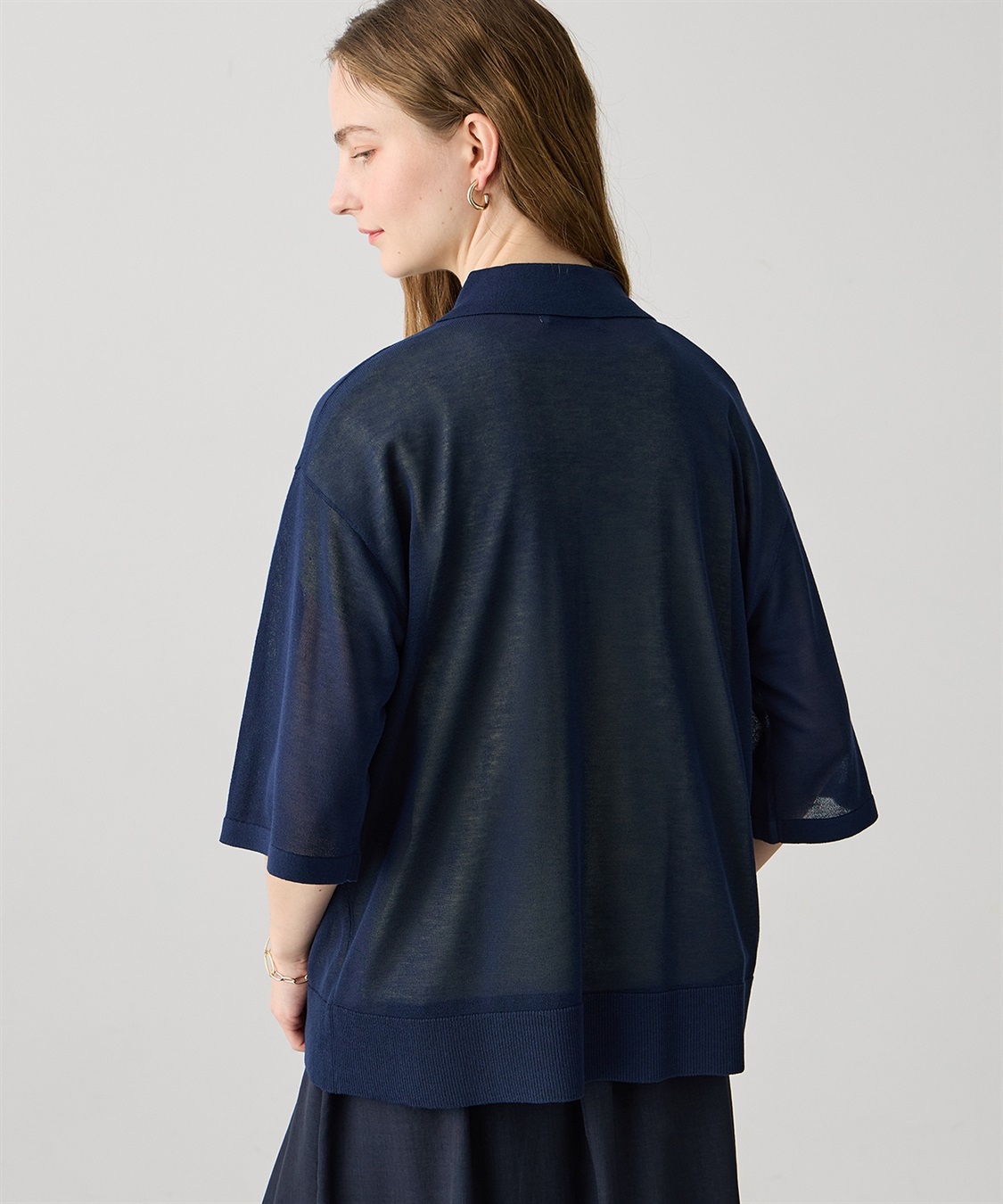 LE SOUK HOLIDAY ポロカラーニットプルオーバー_sub_4