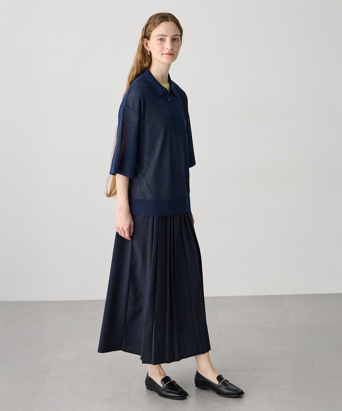 LE SOUK HOLIDAY ポロカラーニットプルオーバー_sub_13