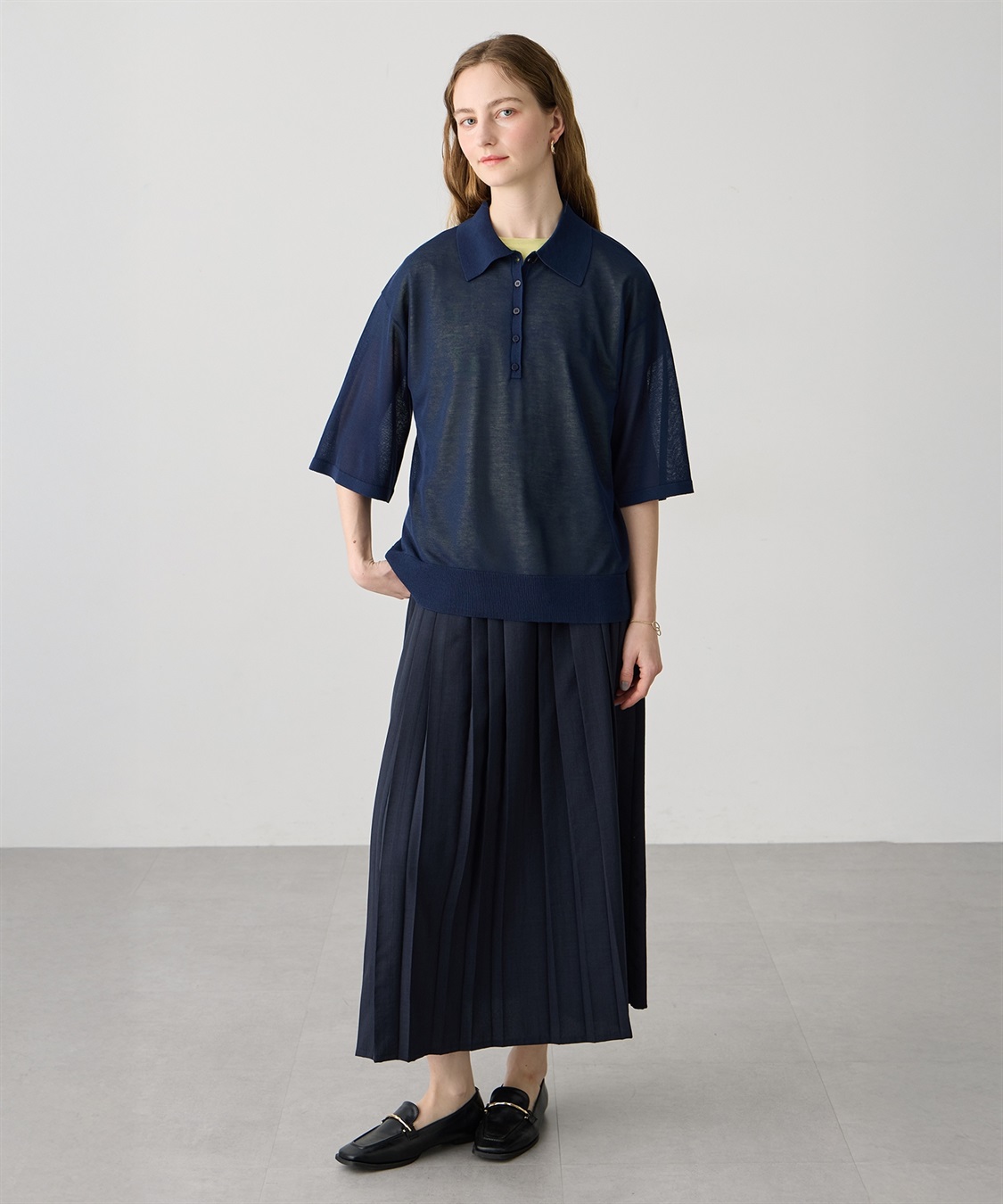 LE SOUK HOLIDAY ポロカラーニットプルオーバー_sub_14