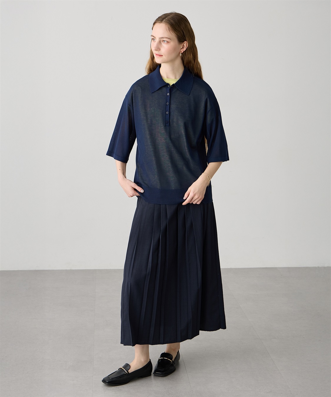 LE SOUK HOLIDAY ポロカラーニットプルオーバー_sub_16