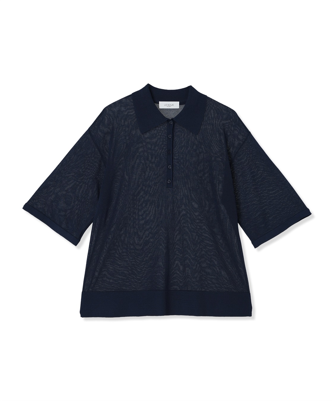 LE SOUK HOLIDAY ポロカラーニットプルオーバー_sub_17