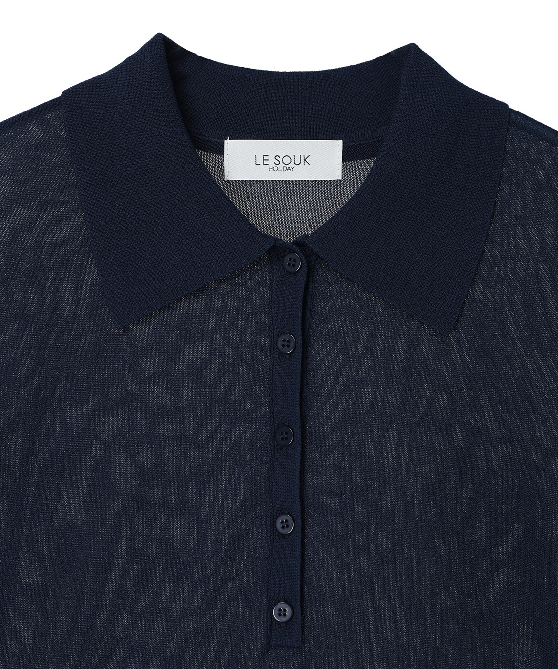 LE SOUK HOLIDAY ポロカラーニットプルオーバー_sub_19