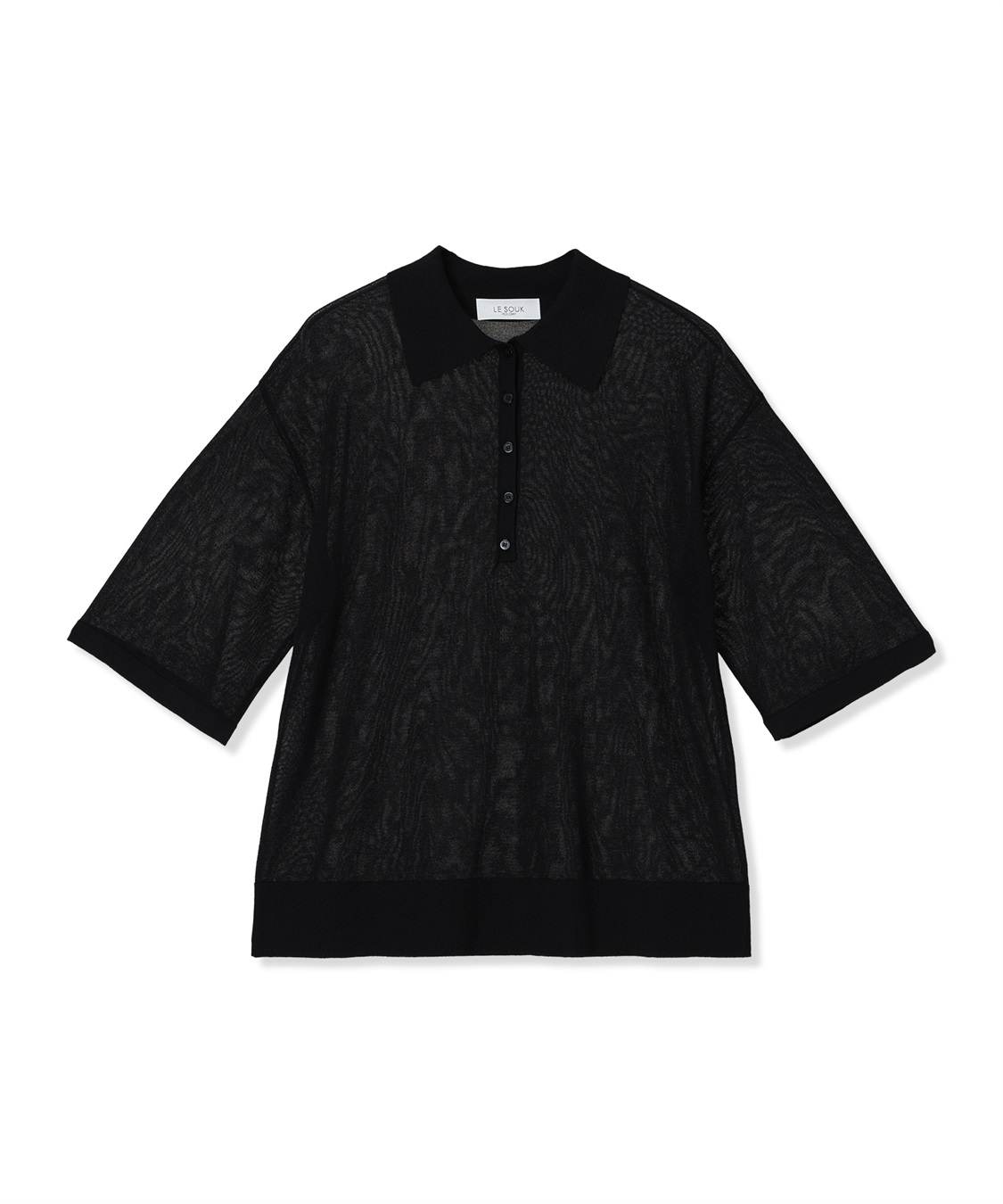 LE SOUK HOLIDAY ポロカラーニットプルオーバー_sub_25