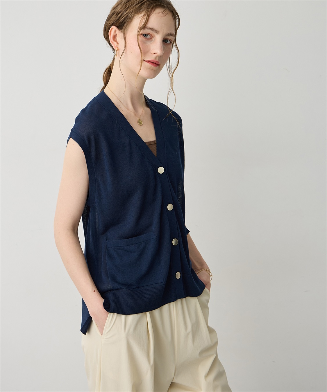 LE SOUK HOLIDAY ポケットシアーベスト_sub_1