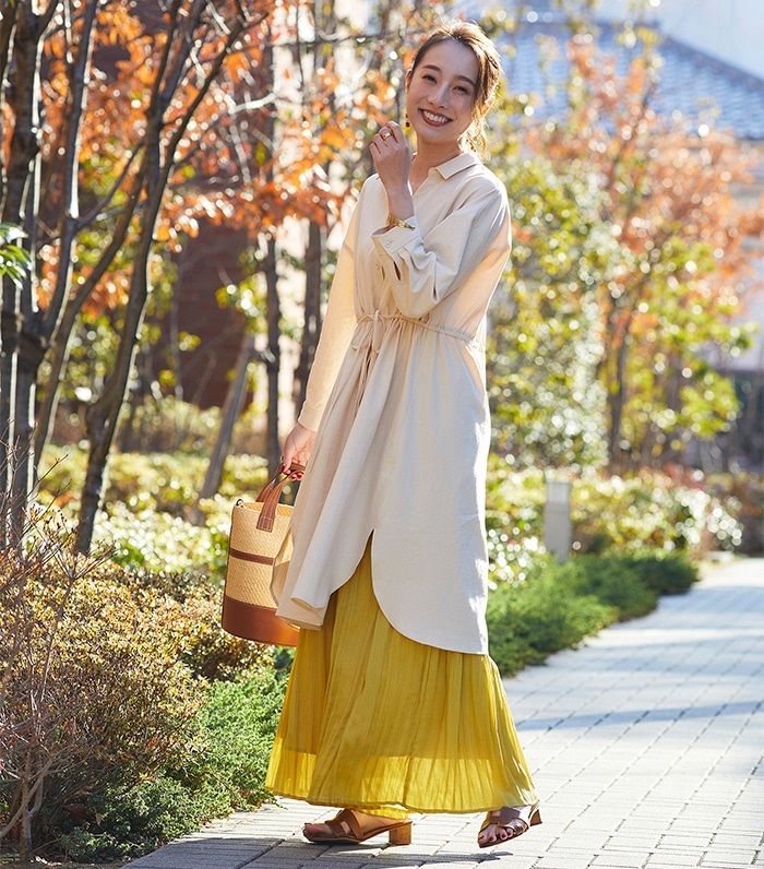 シャツ羽織りワンピース LE SOUK HOLIDAY｜クロスプラス公式通販サイト