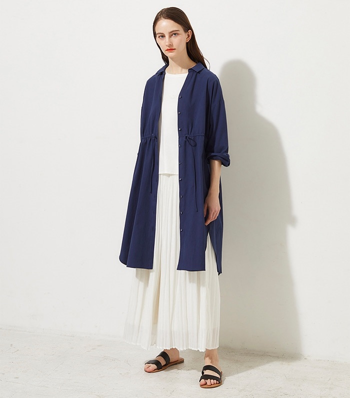 LE SOUK HOLIDAY シャツ羽織りワンピース_sub_4