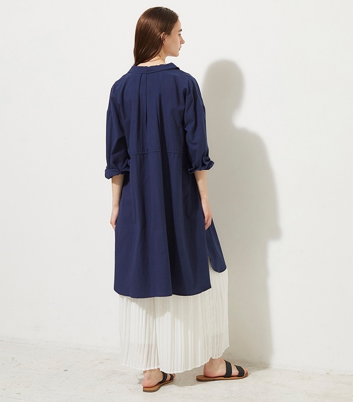 シャツ羽織りワンピース LE SOUK HOLIDAY｜クロスプラス公式通販サイト
