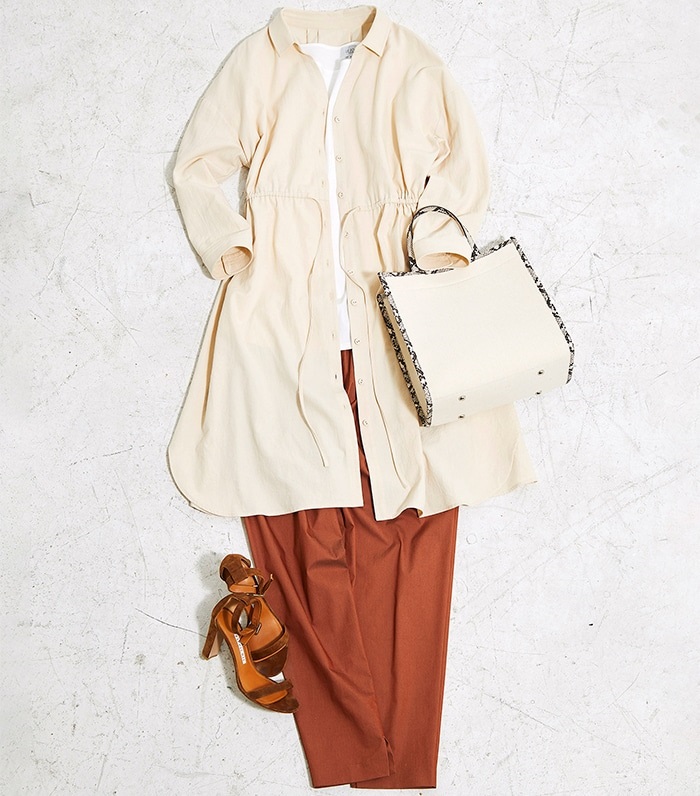 LE SOUK HOLIDAY シャツ羽織りワンピース_sub_8