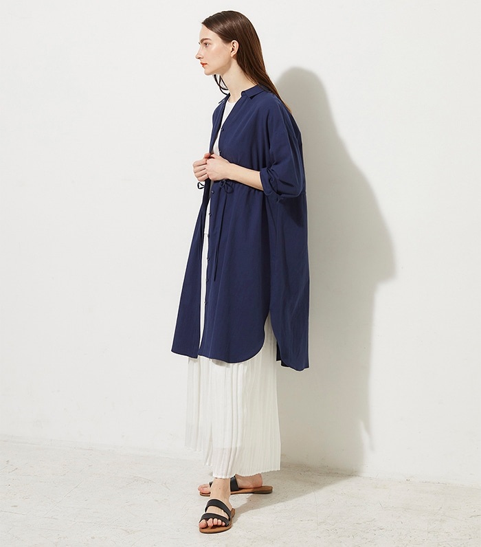 LE SOUK HOLIDAY シャツ羽織りワンピース_sub_10