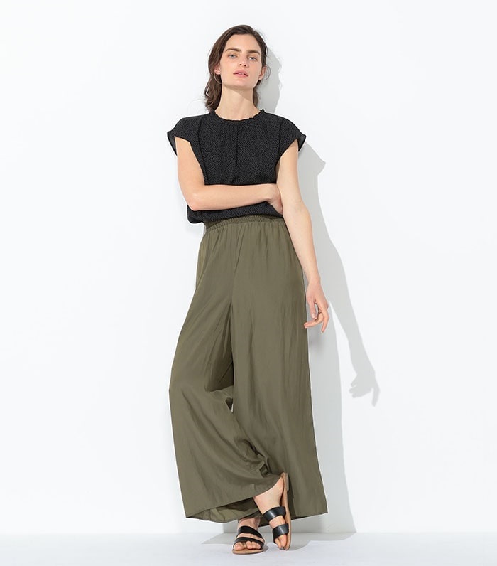 LE SOUK HOLIDAY ドットプリントフレンチブラウス_sub_11