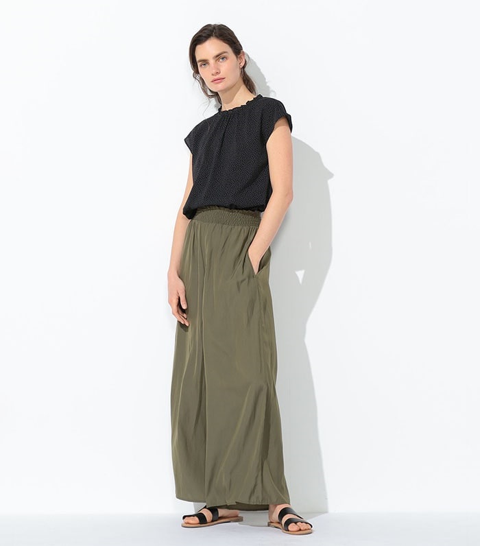 LE SOUK HOLIDAY ドットプリントフレンチブラウス_sub_12