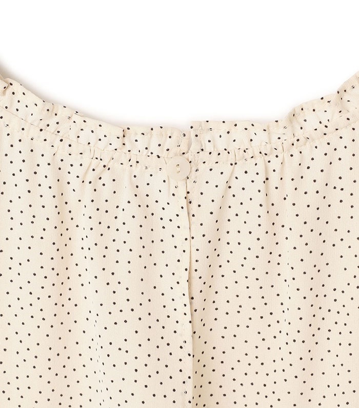 LE SOUK HOLIDAY ドットプリントフレンチブラウス_sub_18