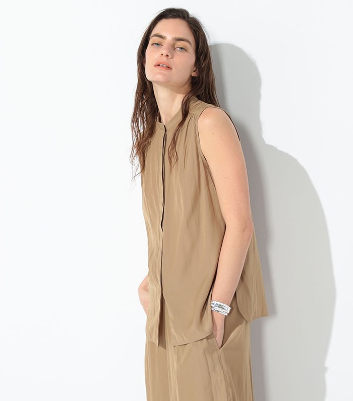 LE SOUK HOLIDAY デシンノースリーブブラウス_sub_4