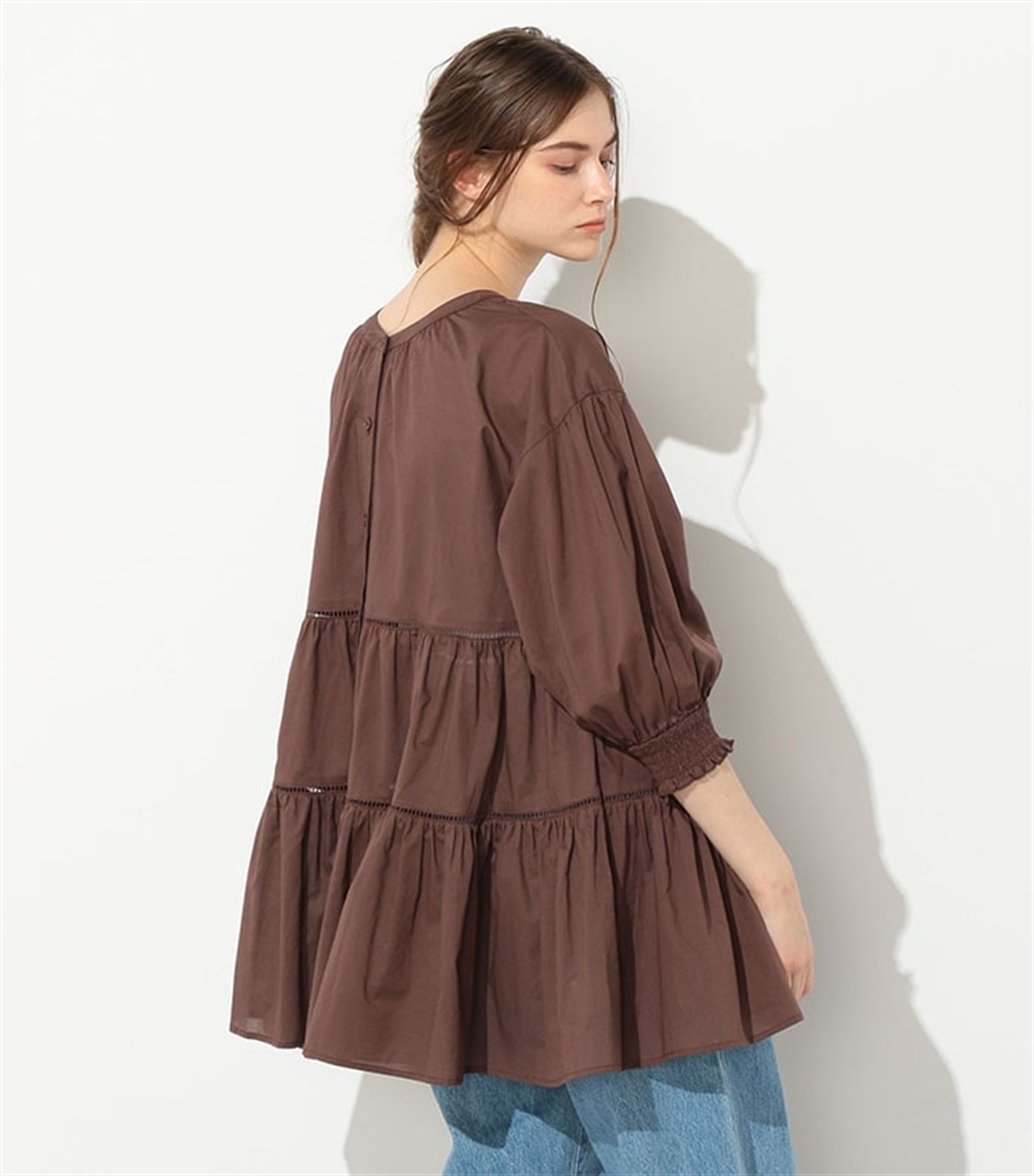 LE SOUK HOLIDAY 2wayティアードブラウス_sub_3