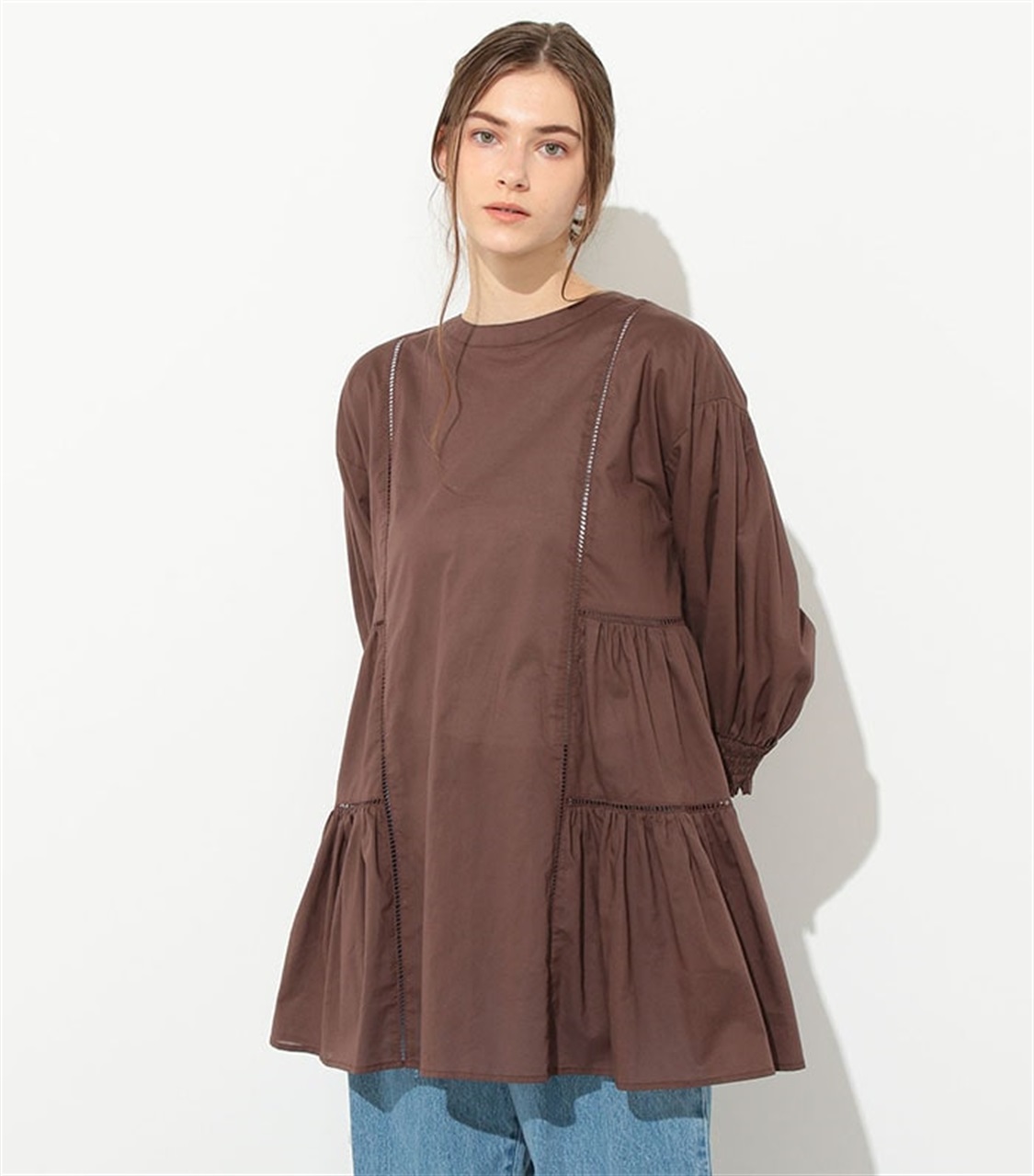 LE SOUK HOLIDAY 2wayティアードブラウス_sub_4