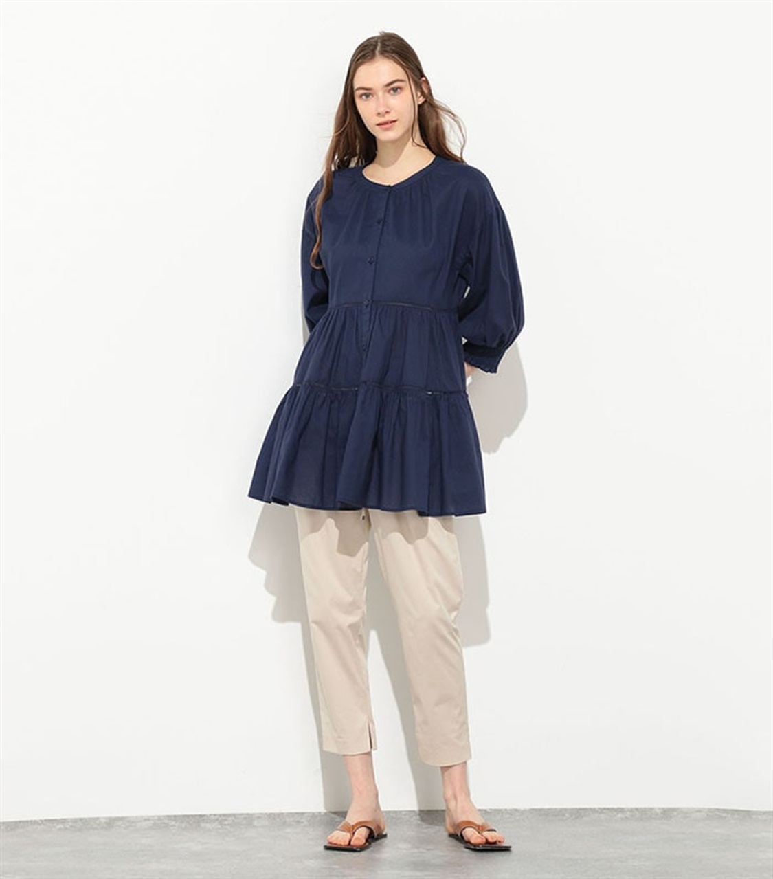 LE SOUK HOLIDAY 2wayティアードブラウス_sub_5